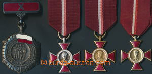 153731 - 1944- Cross J. Krasického, 1.-3. road + medal X. Anniv Nati