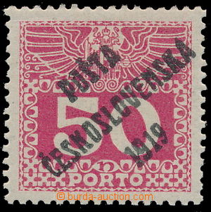 153756 -  Pof.71, Postage due stmp - big numerals 50h, overprint type