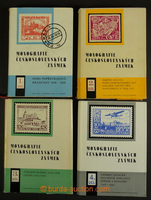 153825 - 1968-1986 MONOGRAFIE ČS ZNÁMEK  I., II., III., IV. díl, v