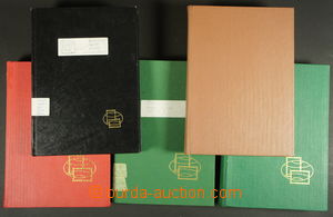 153842 -  [COLLECTIONS]  USED STOCK BOOKS  2x 16-sheet + 3x 8-sheet s