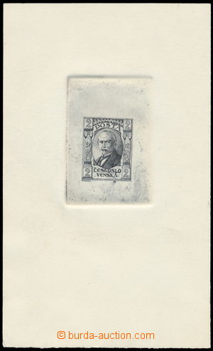 153962 - 1925 V. Röhling, refused stamp design Alois Rašín, master