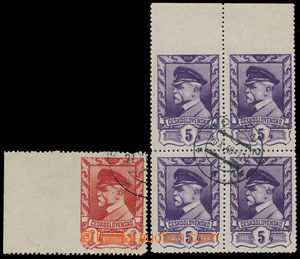154010 -  Pof.381, 385, Moskevské vydání 1K červená s levým okr