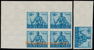 154066 - 1942 Alb.N66, unissued Hlinková youth 1,30 + 1Ks blue, UL c