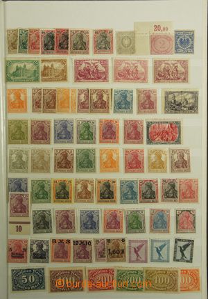 154178 - 1871-1945 [SBÍRKY]  větší sestava známek Německa na 8 