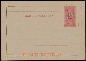 154342 - 1944 KHUST  Hungarian letter-card 30f with overprint Czechos