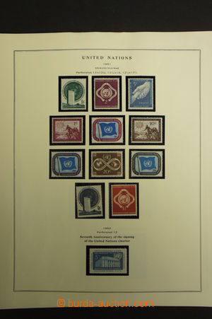 154357 - 1951-1966 [SBÍRKY]  sbírka známek OSN na albových listec