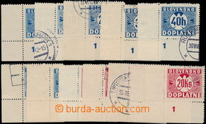 154372 - 1939 Alb.D1X-12X, Postage due stmp, complete set values 5h -