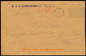 154471 - 1914 dopis FP zaslaný do Čech, jednokruhové raz. K.u.K. M
