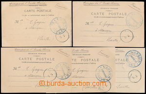 154504 - 1903 OKUPACE INDOČÍNY  sestava 5ks pohlednic (Marseille) o