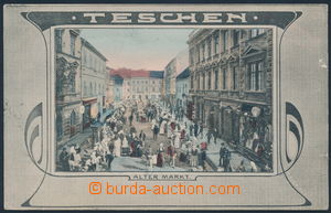 154586 - 1906 ČESKÝ TĚŠÍN / CIESZYN (Teschen) - Alter Markt, sec