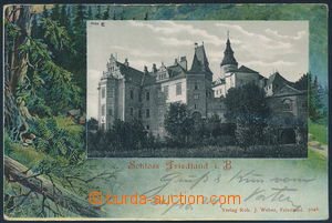 154591 - 1900 FRÝDLANT (Friedland i. B.) - barevná koláž, les s 