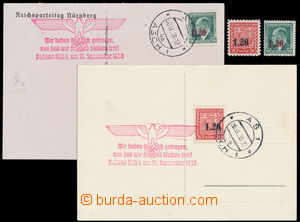 154607 - 1938 ASCH  Mi.4a + Mi.5, postage stmp CZECHOSLOVAKIA 1918-39