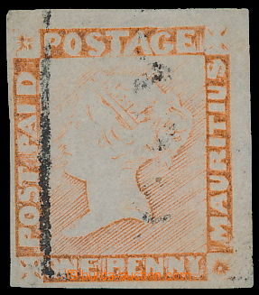 154634 - 1857-59 SG.16, Královna Viktorie 1P červeněžlutá, tisk 