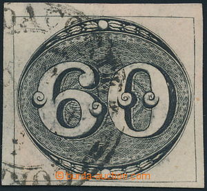 154635 - 1843 Mi.2, Číslice 60R, tzv. Volské oči, v horní část