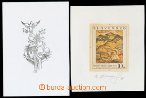 154677 - 1998 PLATE PROOF  Zsf.164, Landscape from Terchovej 10Sk + P