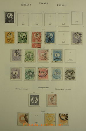 154715 - 1871-1942 [SBÍRKY]  sbírka na starých listech, mj. Mědit