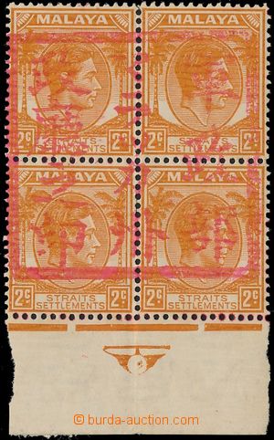 154743 - 1942 JAPONSKÁ OKUPACE, SG.J46, vydání Malacca, krajový 4