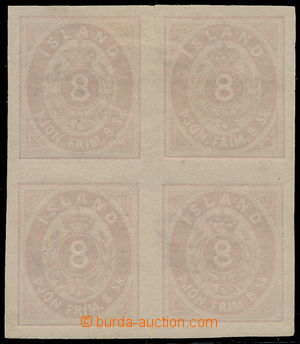 154749 - 1873 Mi.D2C, Official 8 Skilling dull violet, imperforate bl