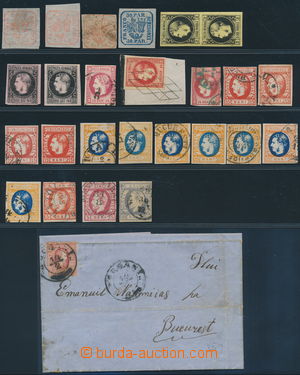 154775 - 1862-1871 compilation of 25 pcs of classical stamps, i.a. 3x
