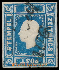 154776 - 1858 Mi.16, Ferch. 16, 5Kr modrá; užší, ale plný střih