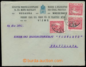 154900 - 1920 Maxa V19, commercial envelope franked with. in IV. post