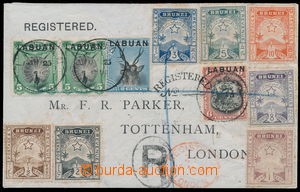 154918 - 1895 R-dopis do Tottenhamu, předtištěný adresát, vyfr. 