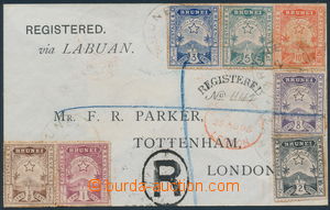 154920 - 1895 R-dopis do Tottenhamu, předtištěný adresát, vyfr. 