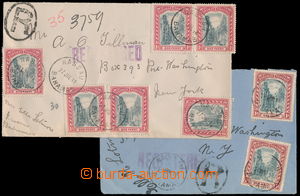 154949 - 1918 sestava 2ks R-dopisů z jedné korespondence do New Yor