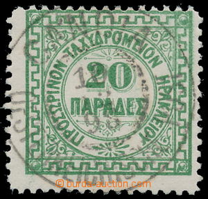 154979 - 1898 BRITSKÁ POŠTA NA KRÉTĚ, SG.B3, 20Pa zelená použit
