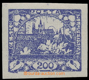 154996 -  Pof.22a, 200h fialově modrá; zk. Gi., Beneš, luxusní, k