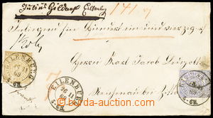 155038 - 1869 dopis zaslaný do Reichenau bei Zittau (Bogatynia), vyf