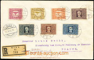 155047 - 1923 R+Let-dopis zaslaný do Francie, vyfr. zn. Letecké, Mi