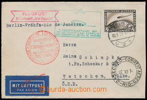 155059 - 1931 1. SÜDAMERIKAFAHRT  Let dopis přepravený zeppelinem 