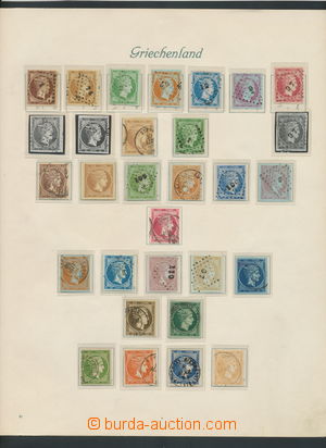 155101 - 1861-1925 [SBÍRKY]  velice kvalitní sbírka známek Řecka