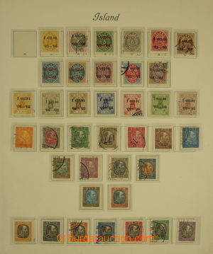 155102 - 1873-1920 [SBÍRKY]  velice pěkná sbírka známek Islandu,