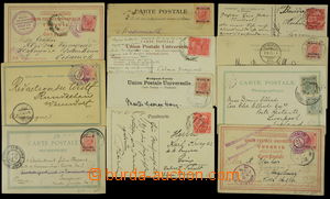 155130 - 1896-1913 LEVANTA  sestava 11ks pohlednic odeslaných z Leva