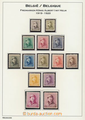 155201 - 1919-1967 [SBÍRKY]  mimořádná sbírka známek Belgie, ob