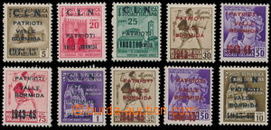 155347 - 1945 Sas.1-7, 4A, 5A, 8, Lokální vydání Valle Bormida s 
