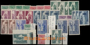 155428 -  Pof.L7-14, Airmail - definitive issue, interesting selectio