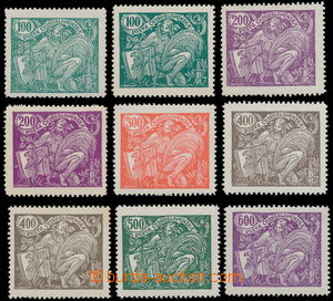 155452 -  Pof.164A-169A, 100h - 600h, complete set, values 100h and 2