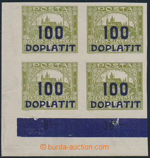 155457 - 1922 Pof.24a, to exhaustion-issue - Hradčany 100/80h olive,