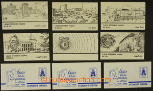 155498 - 1979-1995 stamp-booklet comp. 9 pcs of stamp booklets, conta