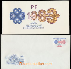 155554 - 1983 CSO1, Světový rok komunikací, včetně čisté PF, k