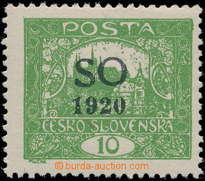 155585 -  Pof.SO4CIIr, 10h light green, comb perforation 11¾;, I