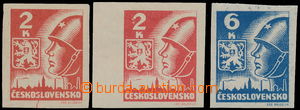 155625 -  Pof.354, 356, Košice-issue 2 Koruna + 6 Koruna, selection 