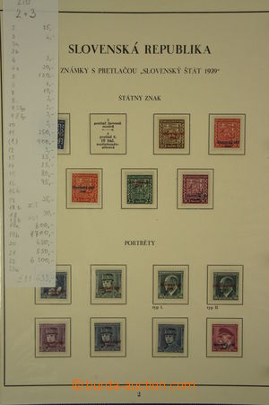 155642 - 1939-1945 [COLLECTIONS]  slightly specialized collection Slo