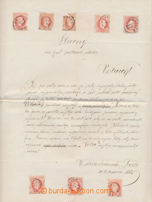 155757 - 1882 STÍŽNOST c.k. poštovnímu úřadu ve Voticích na po