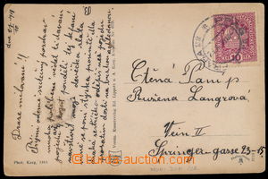 155770 - 1918 1. TESTER Czechoslovakia  postcard franked with Austria