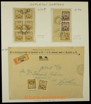 155776 - 1920 TESTER sheet with stamp. Postage due stmp, Pof.SO34, 36