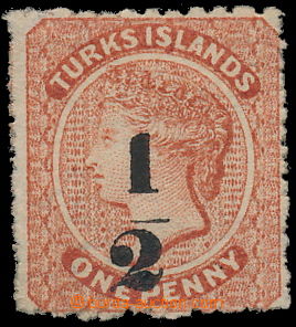 155867 - 1881 SG.21, Královna Viktorie 1P matně červená s přetis